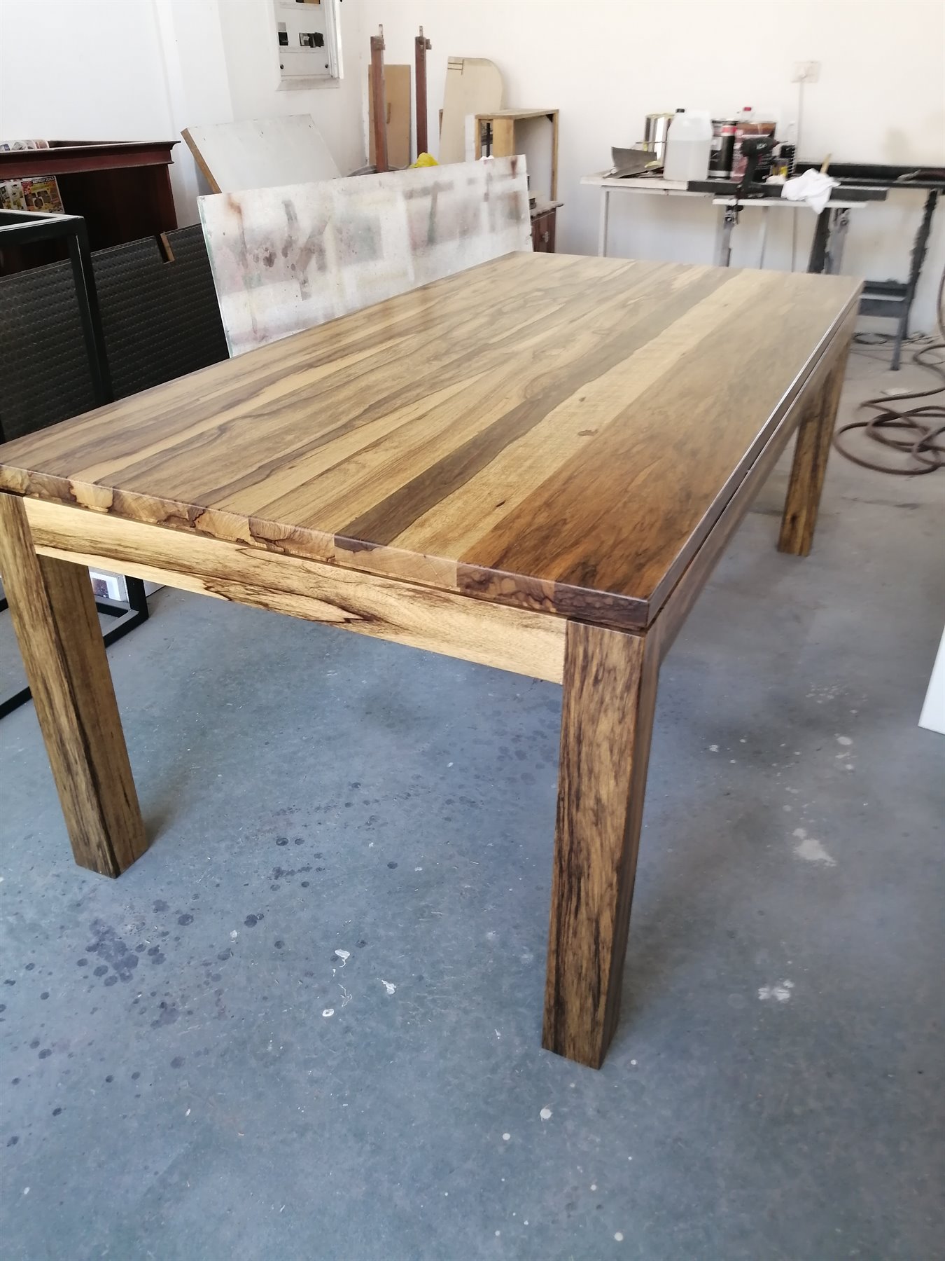 Handcrafted solid wood dining table