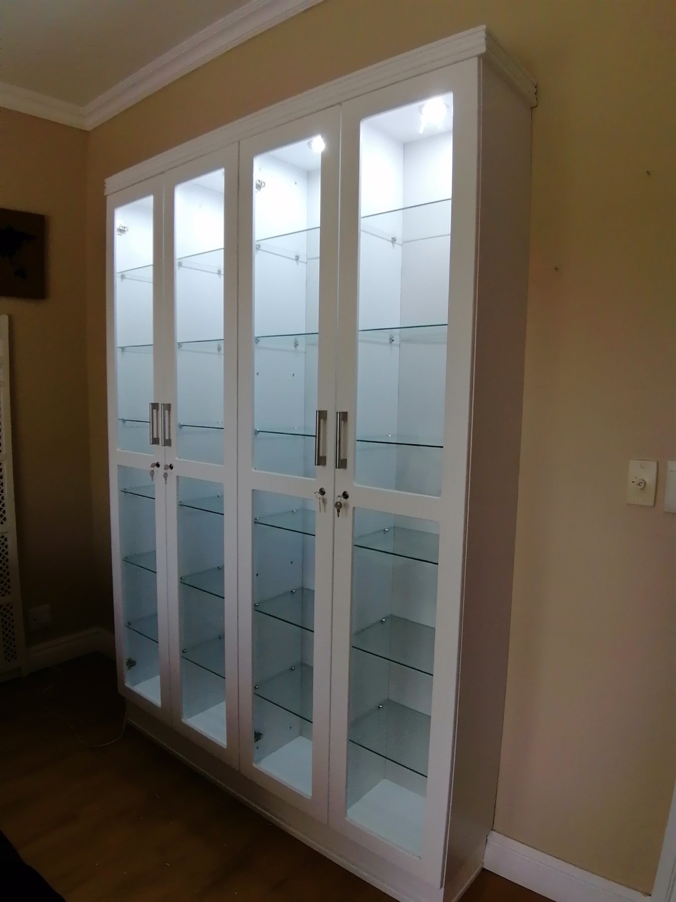 Living room display cabinet