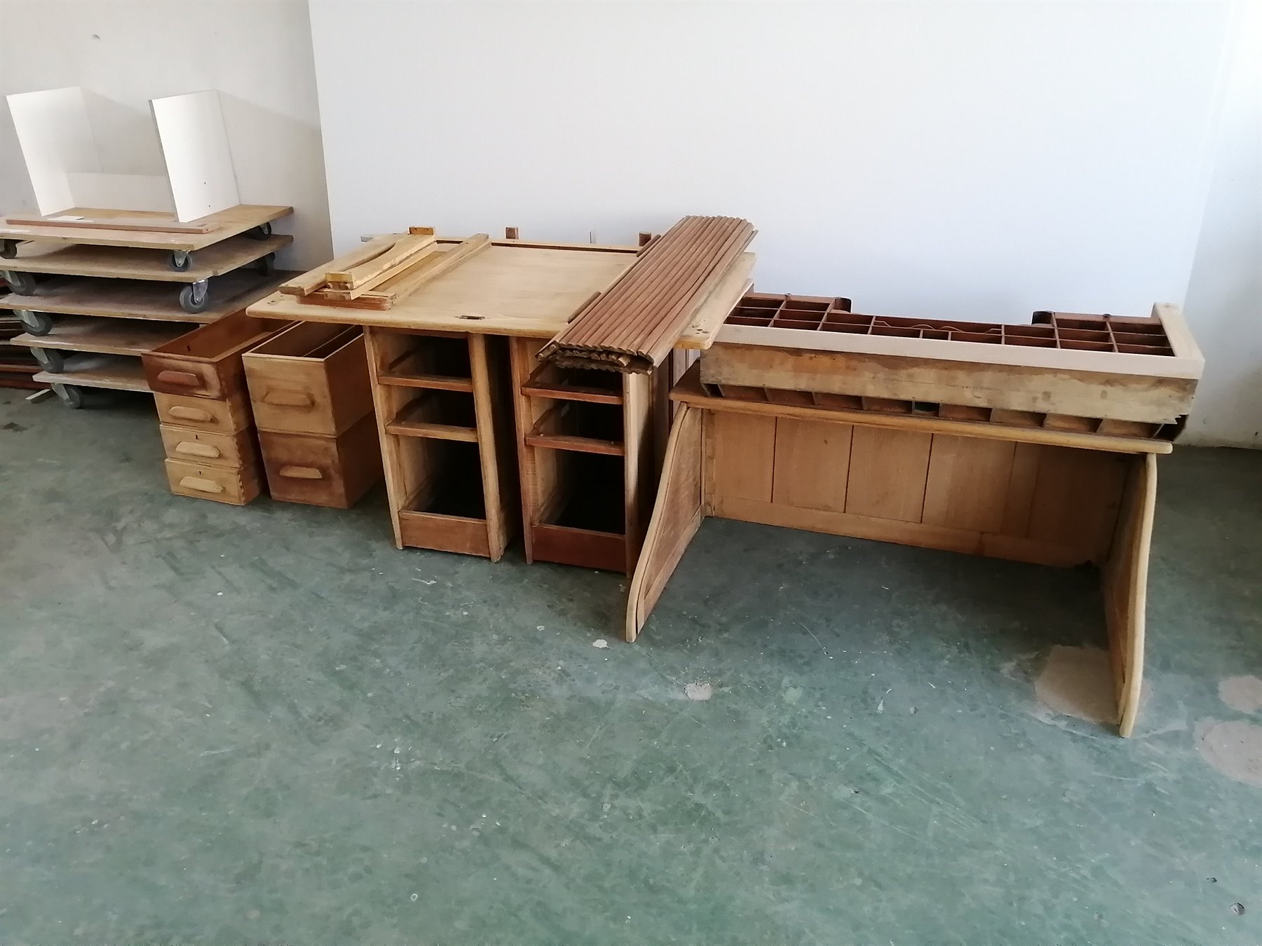 Antique Desk before refurbishment