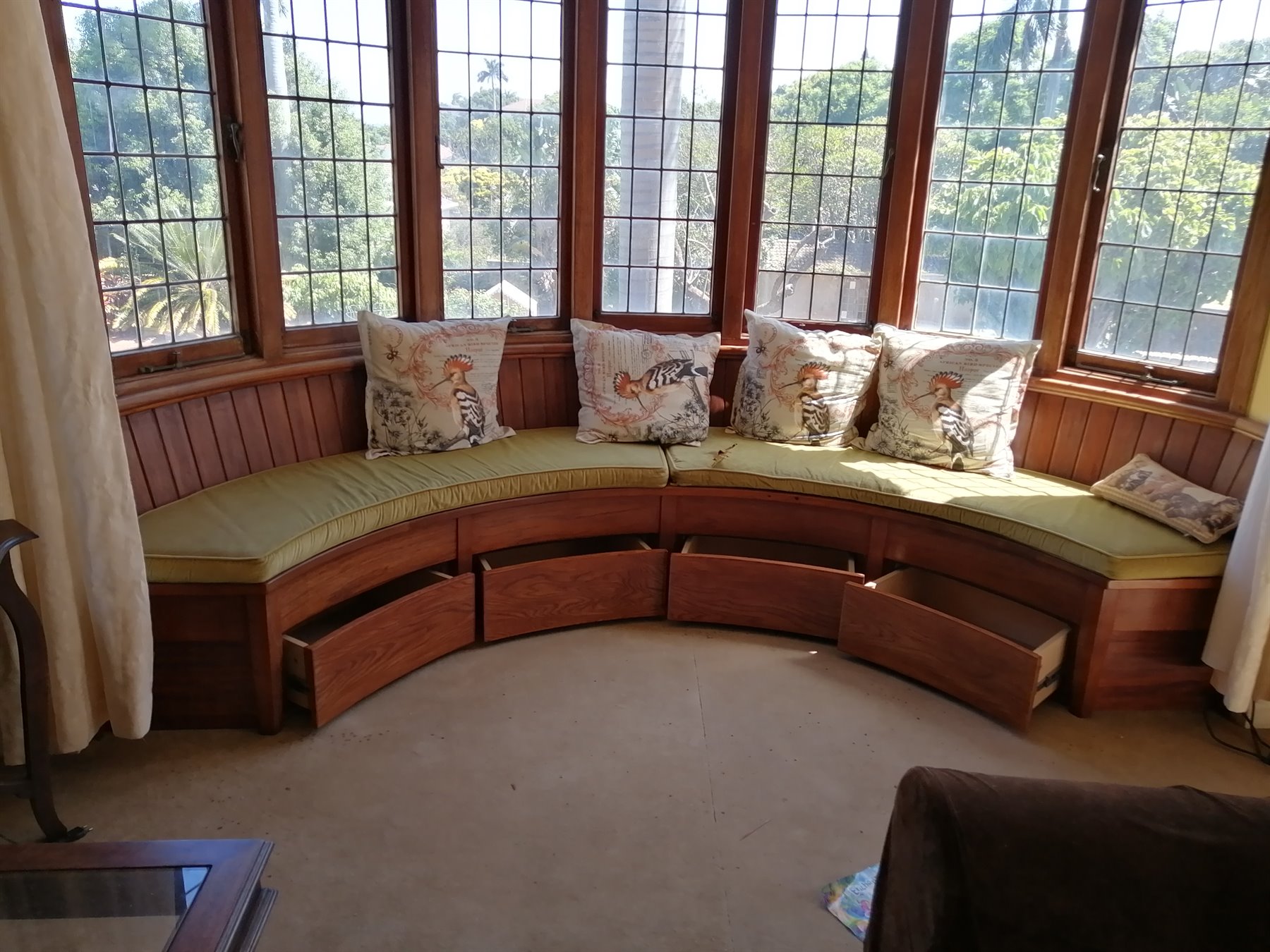 Seating Storage Added