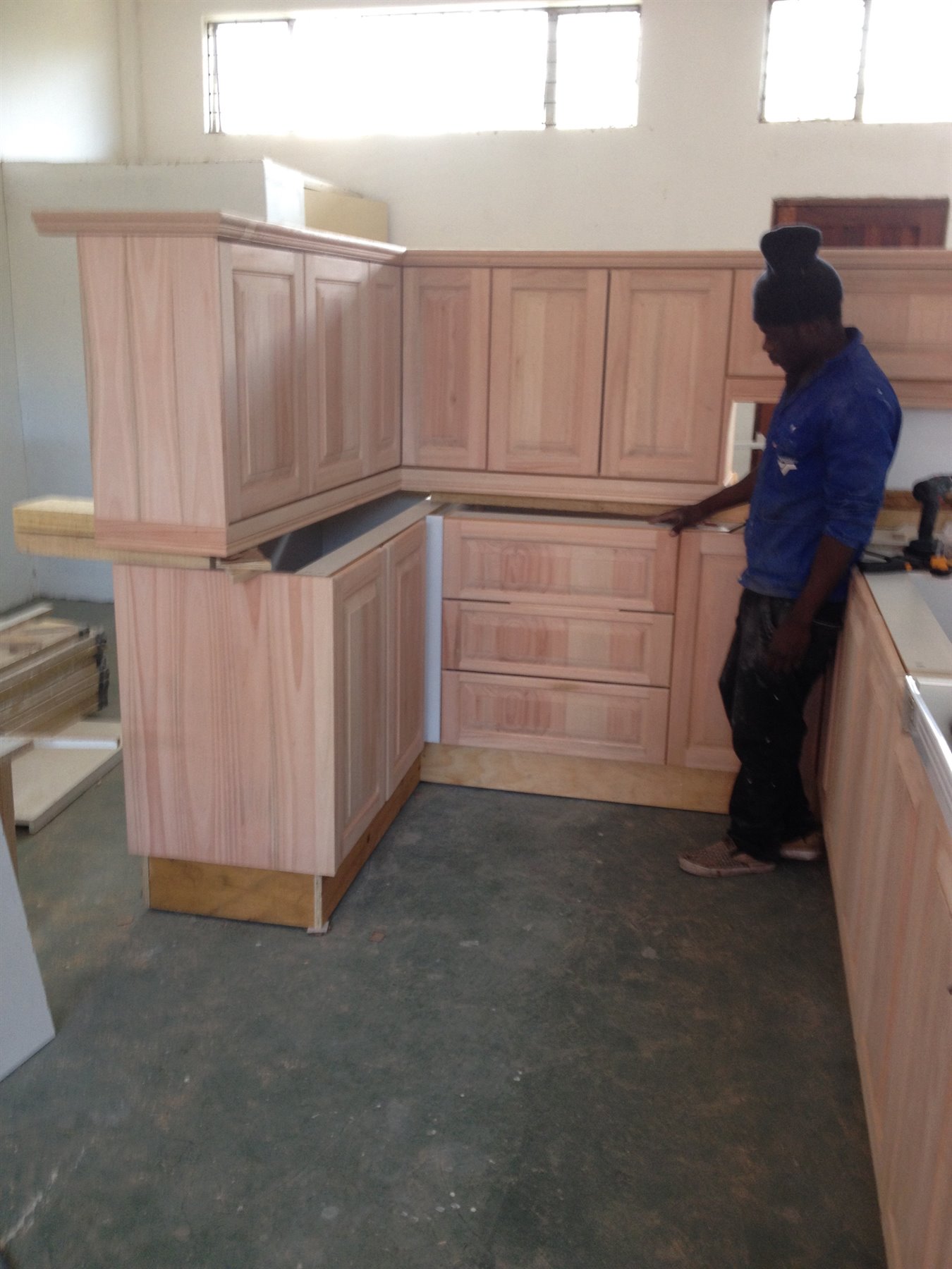 Custom panel project in progress