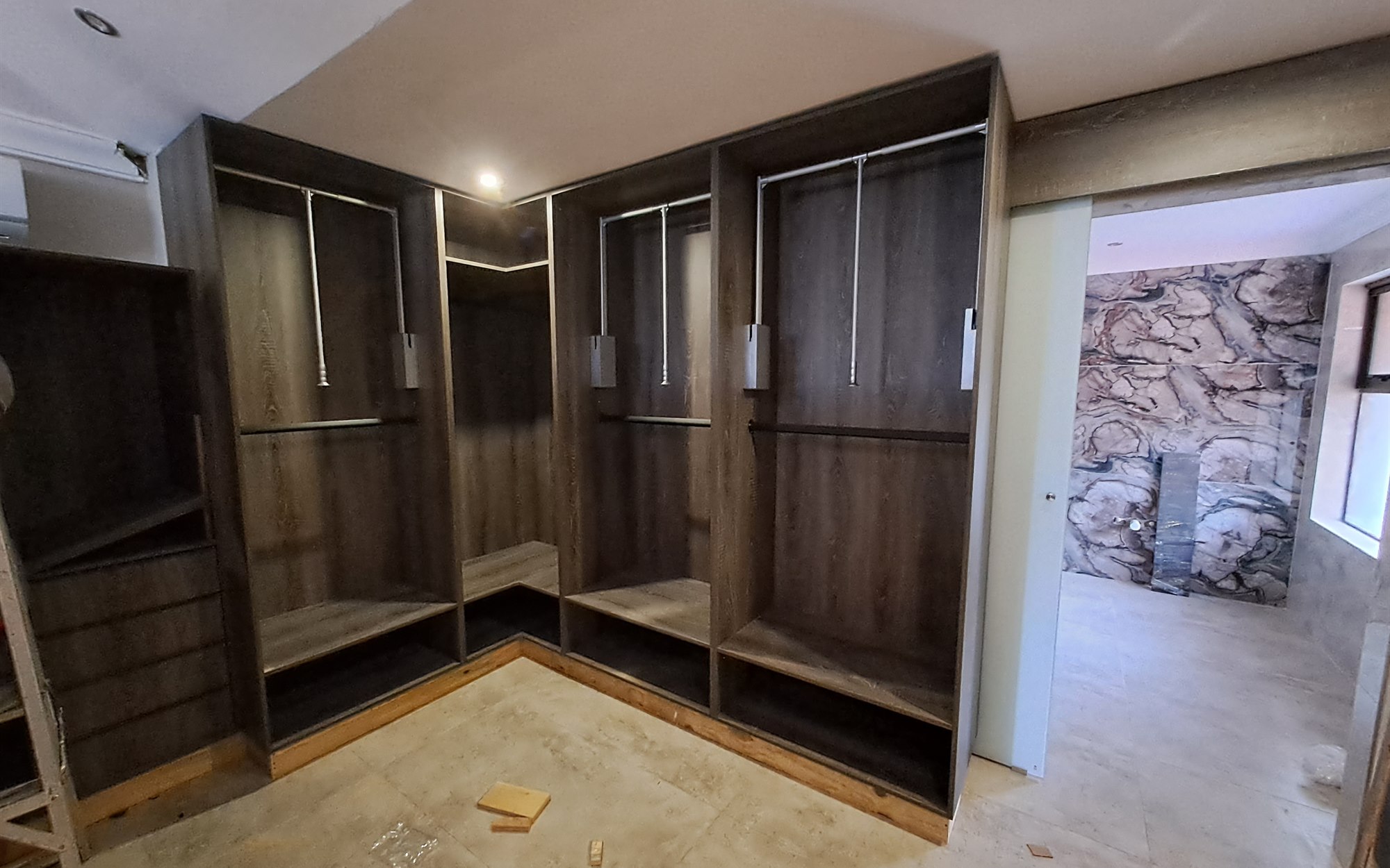 Built-in wardrobe storage project by 2G Custom Furniture
